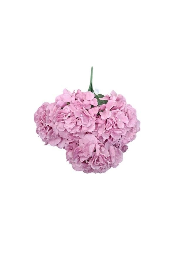 Flori artificiale Engros Buchet hortensii – 52 cm, flori mari, material textil