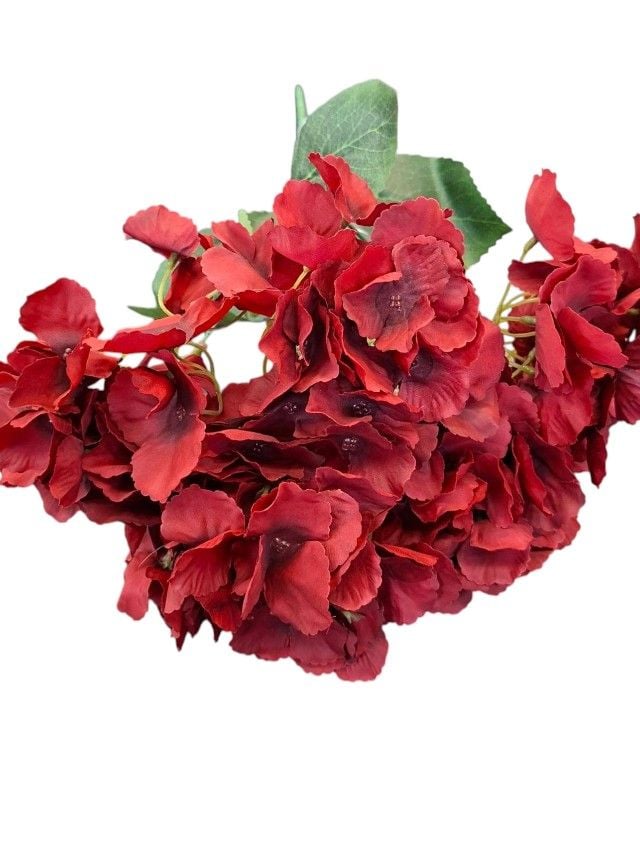 Flori artificiale Engros Buchet hortensii – material textil