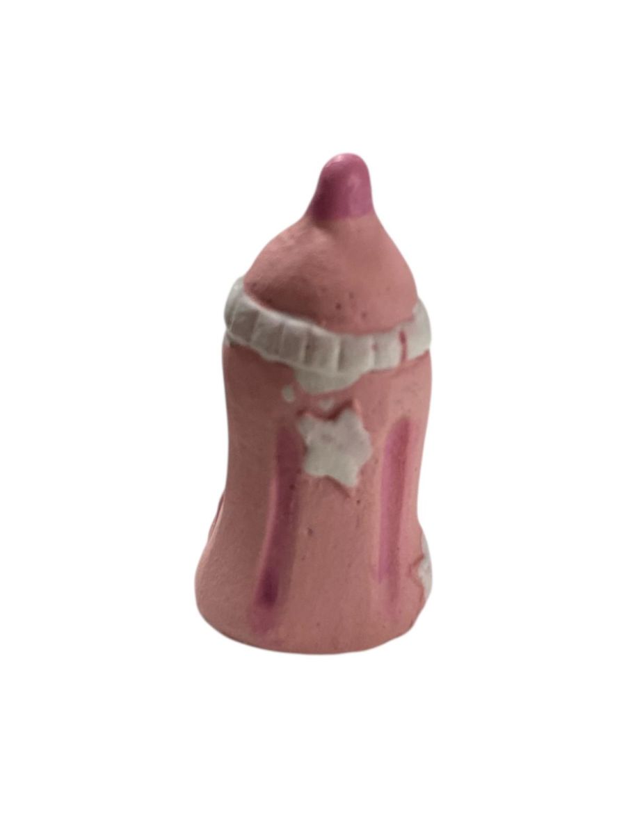 Marturie botez din ipsos in forma de biberon, 12/set, ROZ, 3 cm