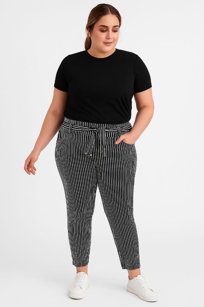 Pantaloni BATAL in dungi cu cordon, en-gross