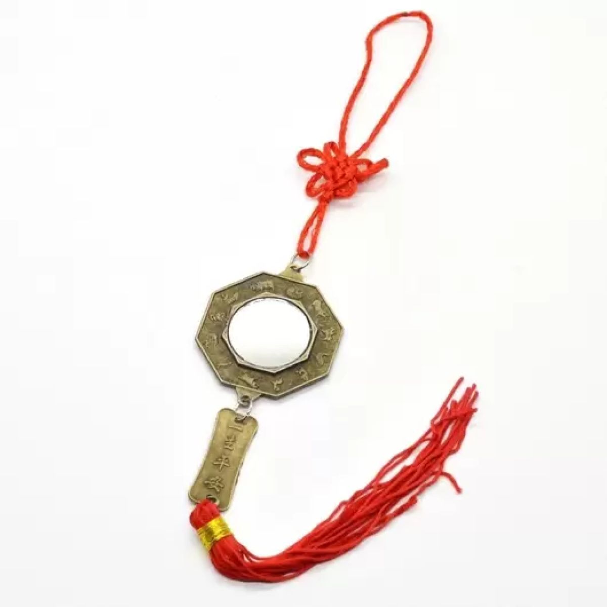 Amuleta canaf Feng Shui cu Oglinda Ba Gua cu 12 zodii