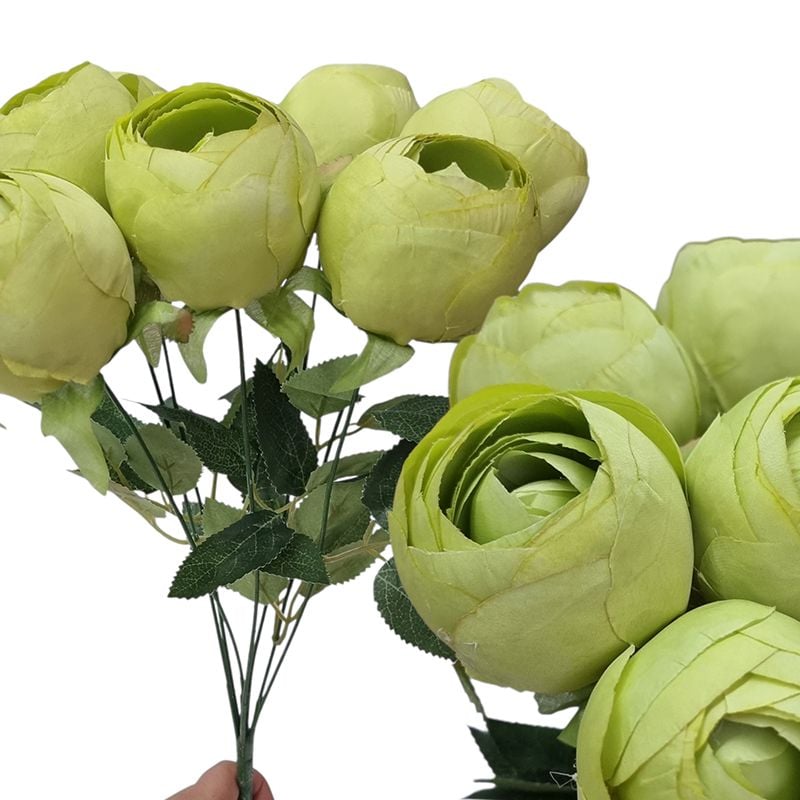 Buchet bujor artificial 7 fire 45 cm lungimea buchetului