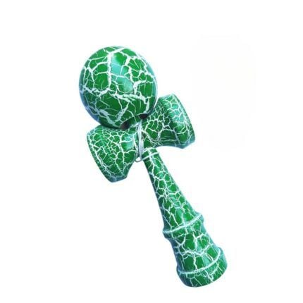 Kendama din lemn 18 cm, cracked– model clasic cu design crapat, suprafata antialunecare