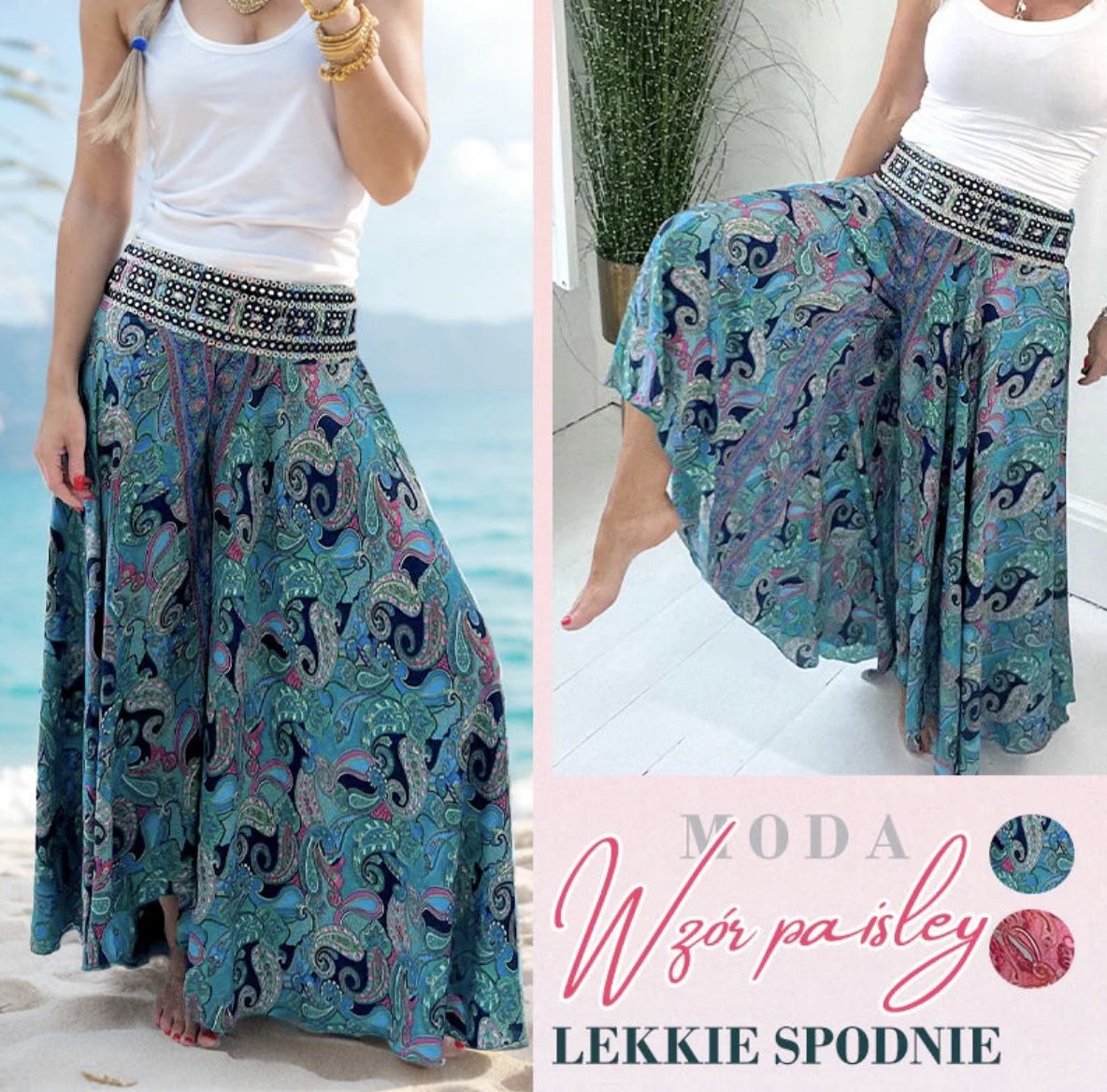 Pantaloni en gross in dama evazati