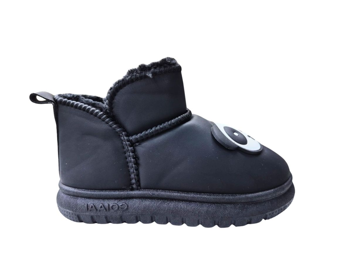 Ghete Copii tip UGG, Imblanite, Blana Sintetica Moale, Accesoriu Ursulet, Material Textil, Engross, Marimi 28-33, 6buc/serie