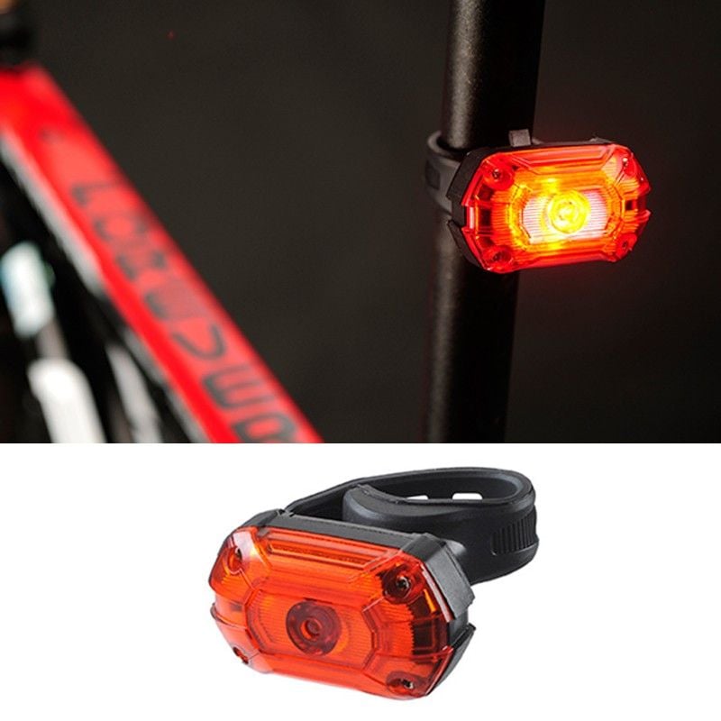 Stop LED bicicleta, reincarcabil USB 700 mAh, 25 lm, 3 moduri iluminare, IPX4 Engros