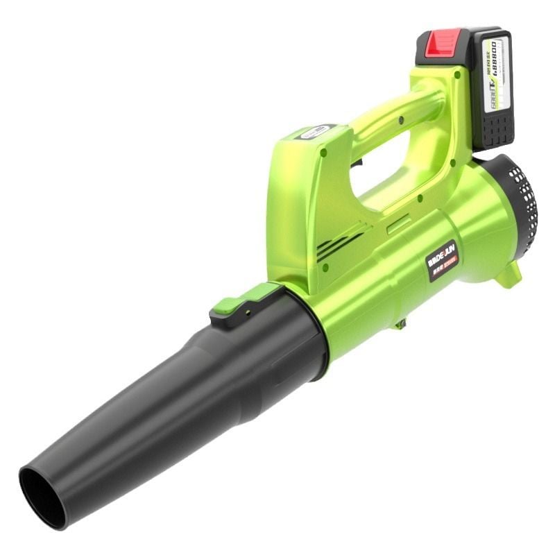 Suflanta de Frunze Electrica cu 2 Acumulatori Putere 3500W 12000 Rotatii pe minut Volum Aer 2.3 m³/Min Negru Verde Engros