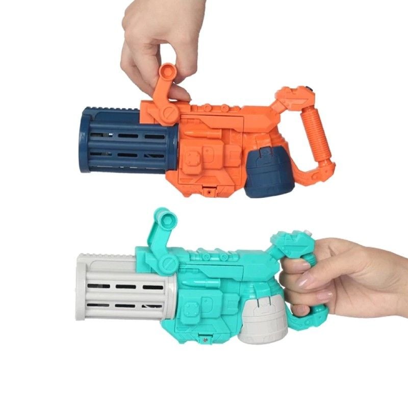 Pistol electric pentru baloane de sapun, rezervor solutie inclusa, muzica, lumini, 23.5 x 5.5 x 14 cm Engros