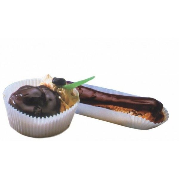 CHESE ALBE DIN HARTIE PENTRU PRAJITURI mini-ecler 10X4 cm (1000buc/set)