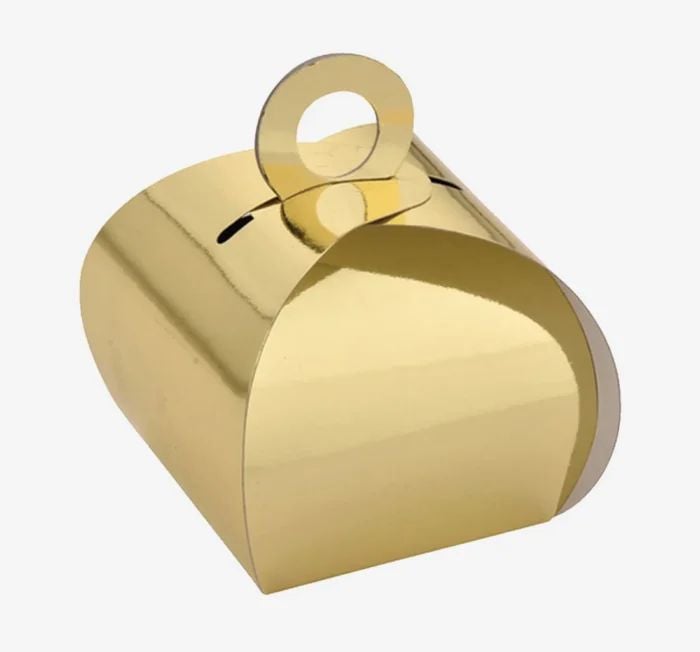 CUTII TORT AURII OVAL HOLDER 12X12X12 CM (50 buc/set)