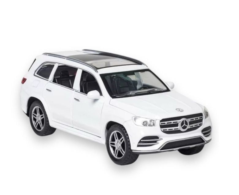 Macheta GLS 580, Portbagaj Detasabil, Faruri si Stopuri Luminoase, din Metal, cu Lumini si Sunete realistice de Motor si Alarma, Volan Functional, cu Functie Pull-Back, cu Functie de Deschidere a Usil