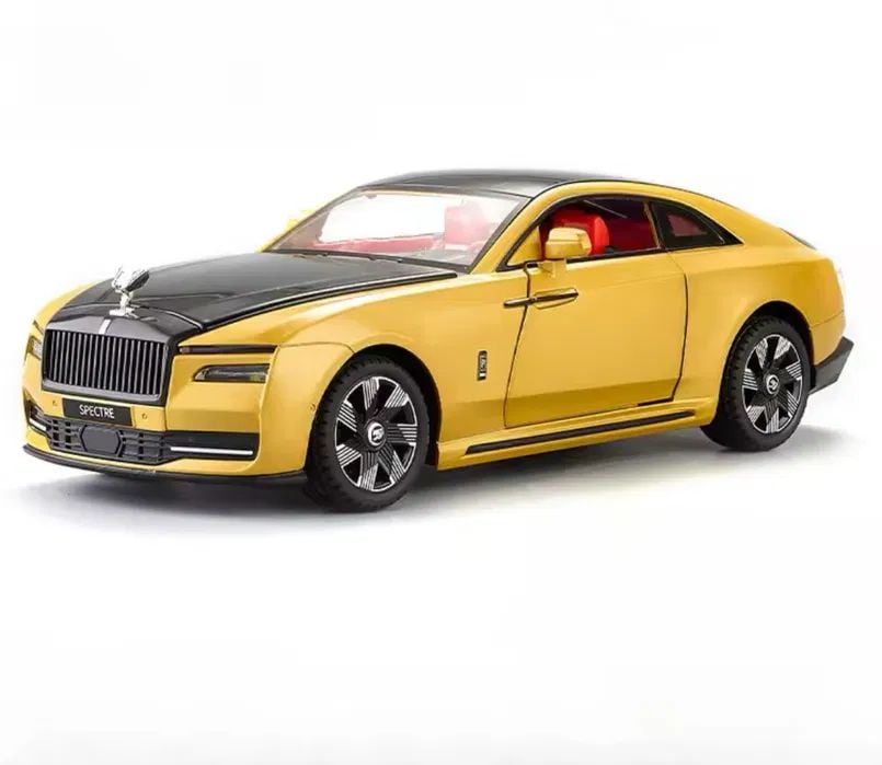 Automacheta Rolls Royce Spectre, 20 cm, Usi, Capota si Portbagaj Deschizatoare, Emblema Mobila, Lumina si Sunet