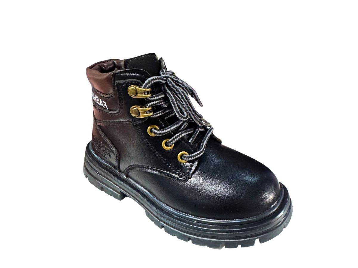 Bocanci Iarna Imblaniti, Unisex, Model Clasic, Piele Ecologica , Talpa Antiderapanta, Engross, Marimi 26-30, 8buc/bax