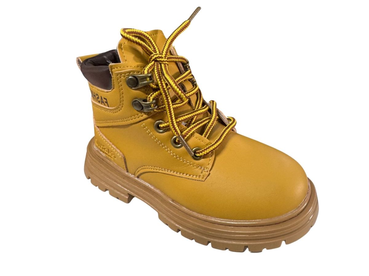 Bocanci Iarna Imblaniti, Unisex, Model Clasic, Piele Ecologica , Talpa Antiderapanta, Engross, Marimi 31-36, 8buc/bax camel