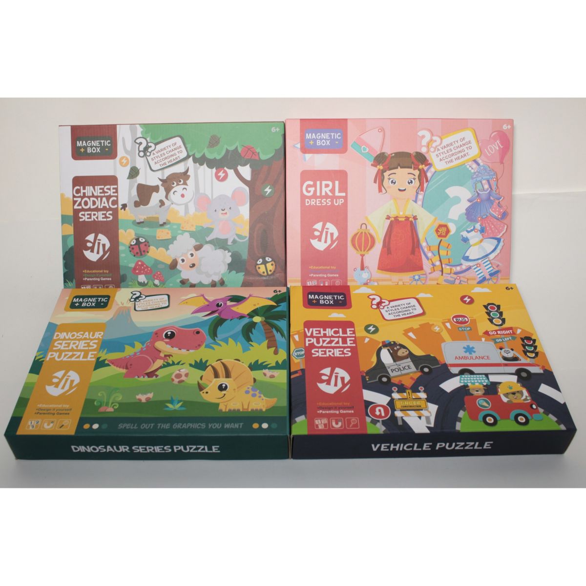 Joc Engros puzzle magnetic la cutie , 19 x 24 x 3,5cm