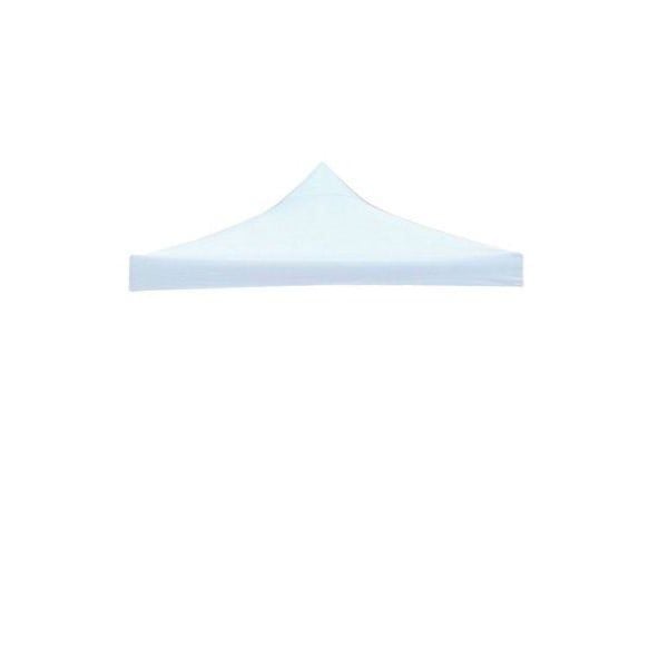 Prelata,copertina pentru acoperis cort tip pavilion , 3 x 4.5 m , impermeabila, invelis din material textil oxfort 700D, cauciucat Alb Engros