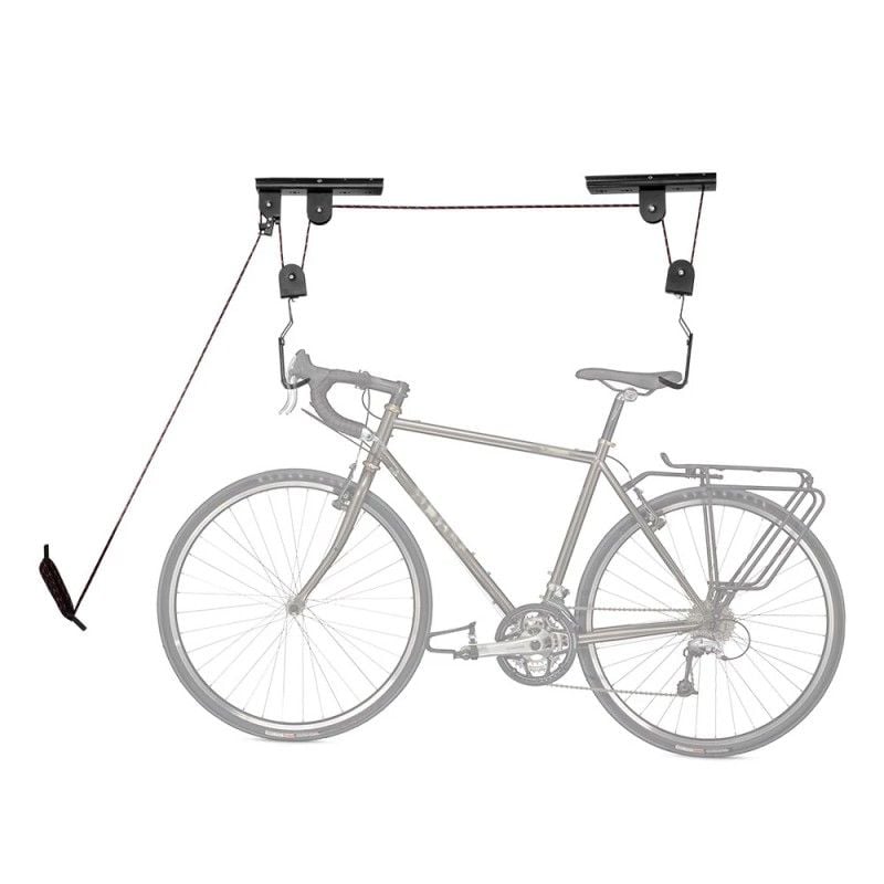 Suport bicicleta, suspendare pe tavan, cu scripete, prindere carlige, universal Engros