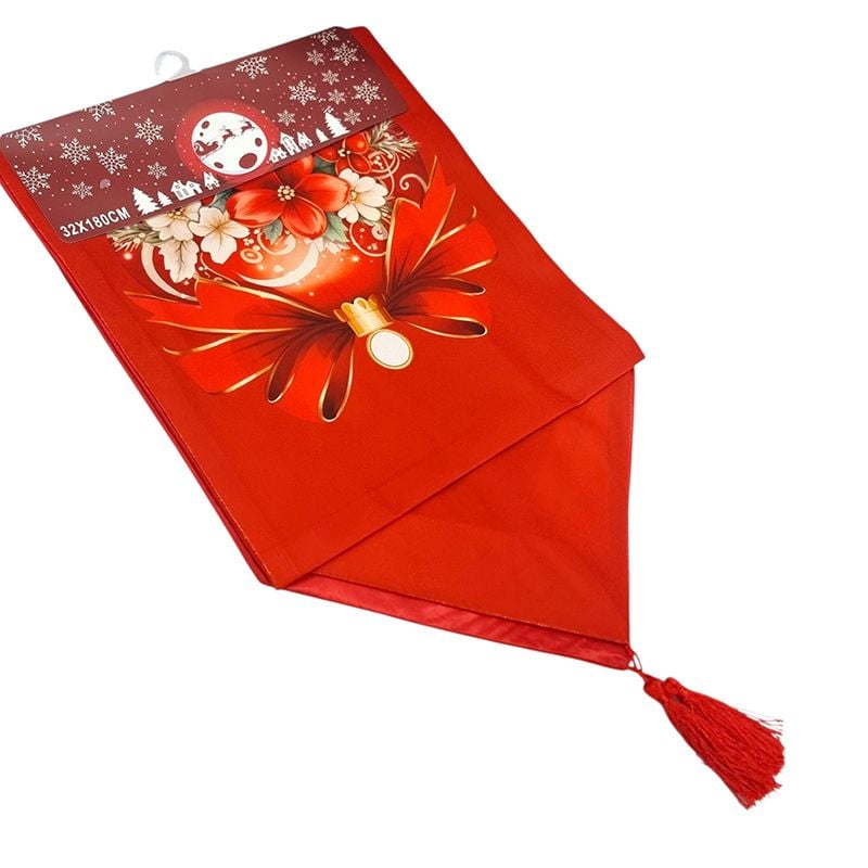 Năproane de masă 32 x 180 cm cu imprimeu de Crăciun, model transversal, en-gros