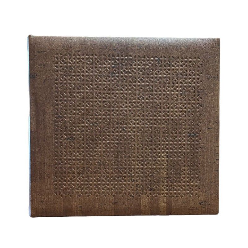 Album foto, 200 buzunare slip-in, 10x15 cm, coperta frontala cu perforatii, Maro deschis Engros