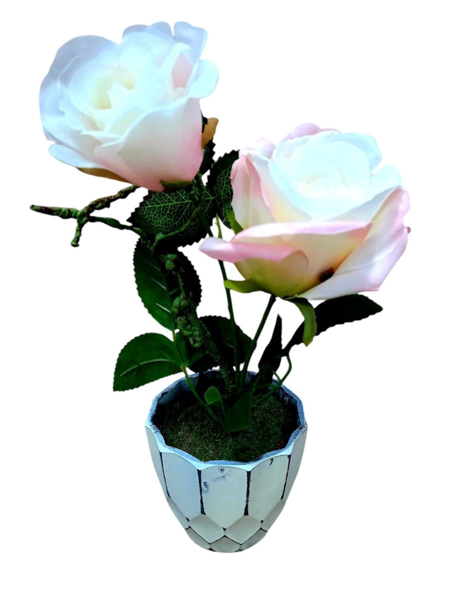 Aranjament decorativ trandafir engros 28cm