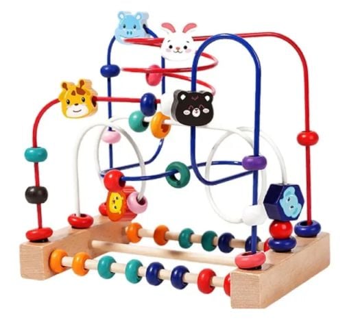 Montessori Labirint motric animale si abac Engros