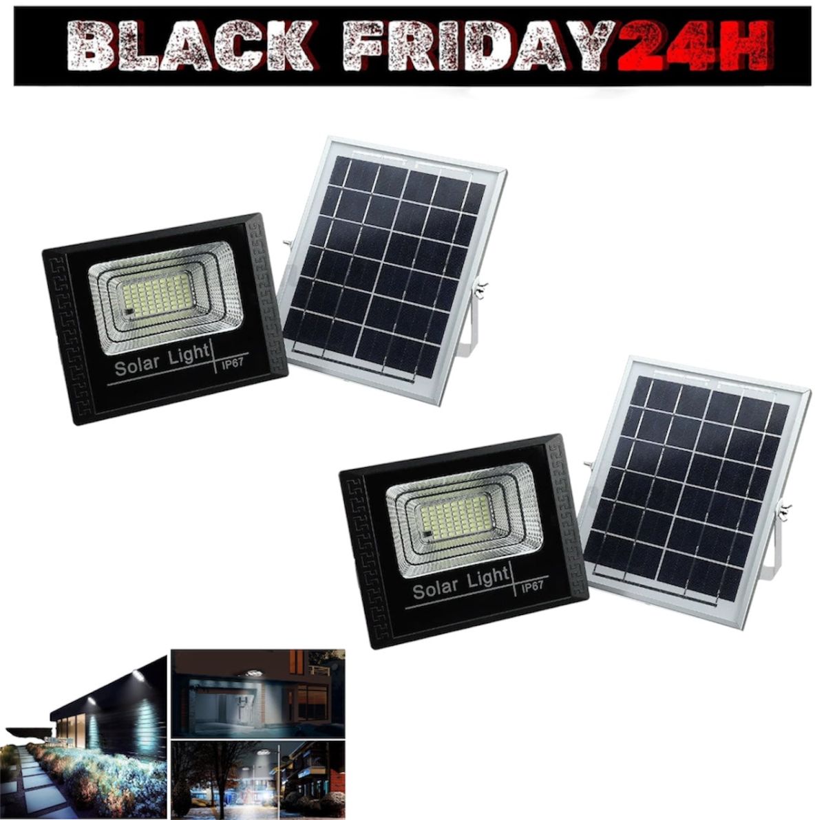 SETX2 PROIECTOR SOLAR 100W, LAMPA INCARCARE SOLARA + PANOU SOLAR Engros