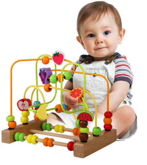 Montessori Labirint motric fructe si abac Engros