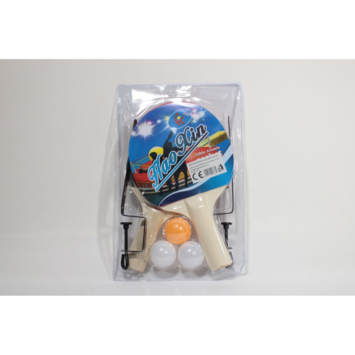 Palete Engros ping-pong cu fileu + mingi 1022 , 26 x 17 cm