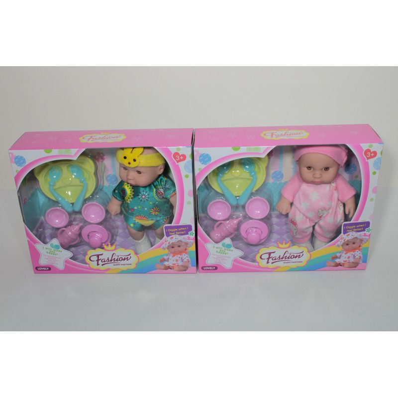 Papusa Engros cu accesorii la cutie Q868F , 24x7x20cm