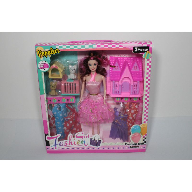 Papusa Engros cu accesorii la cutie ZY006B5 , 30x5x32,5cm