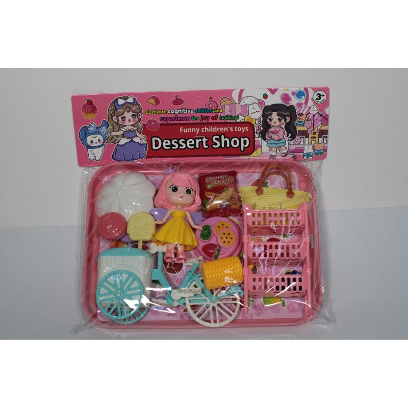 Papusa Engros cu accesorii la tipla 8017-C , 28x28cm