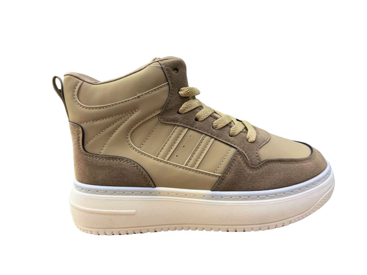 Ghete Sport-Casual Dama si Adolescenti, Piele Ecologica +Textil, Inchidere Siret, Sezon Rece, Talpa Flexibila, Usori, Engross, Marimi 36-41, 8buc/bax