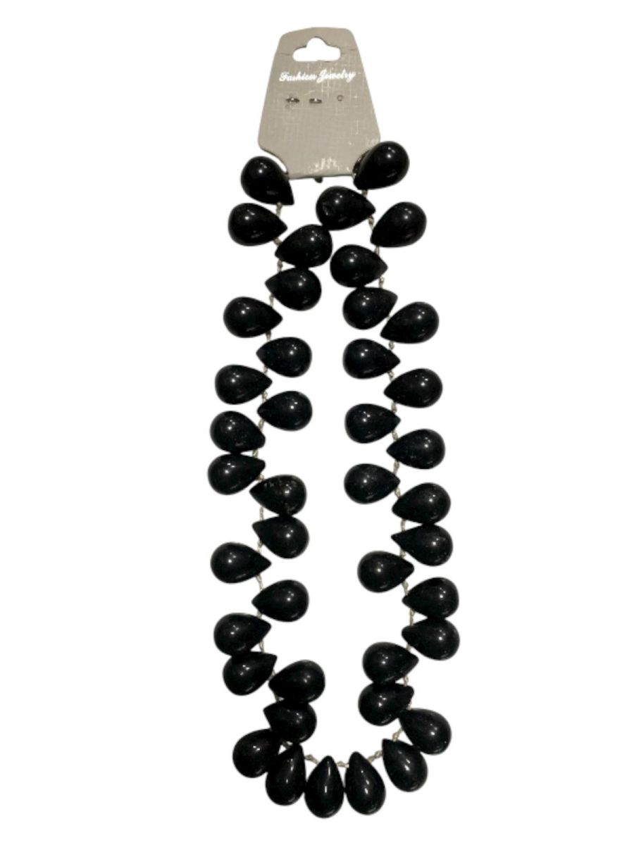 Colier din piatra ONIX, cu inchizatoare, lungime: 48 cm (deschis)