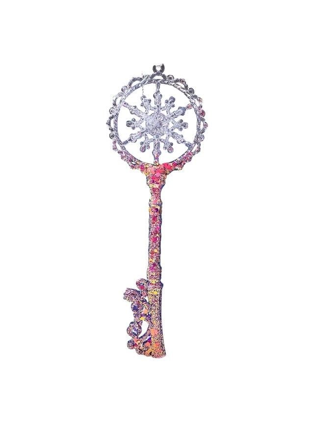 Figurina ornament Engros decoratiune de Craciun, din plastic, 17 cm