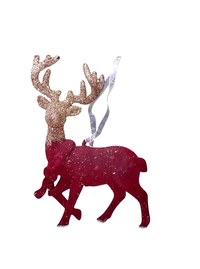 Figurina ornament Engros decoratiune de Craciun, din plastic, 12 cm