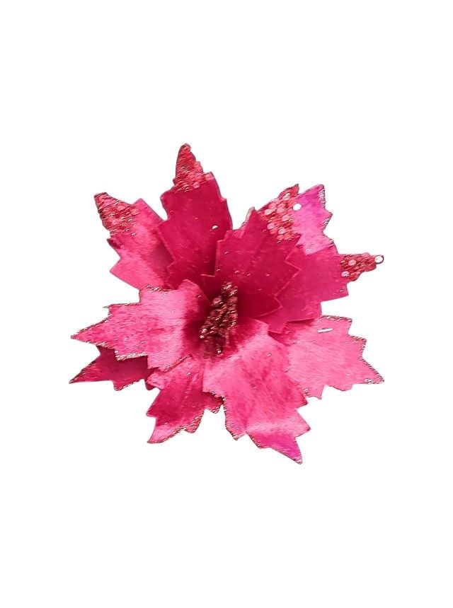 Flori ornament Engros decoratiune de Craciun, din plastic, Craciunite