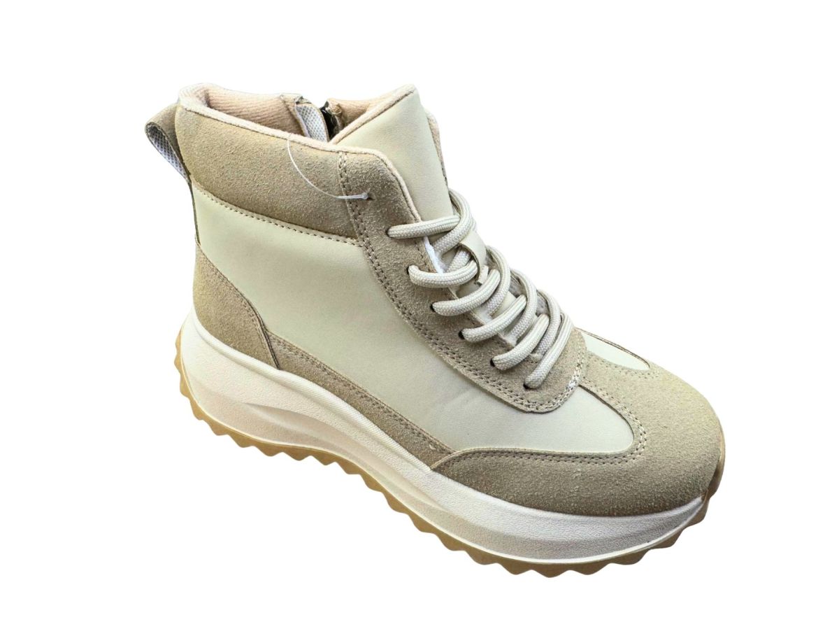 Ghete Sport-Casual Iarna Dama si Adolescenti, Interior Captusit, Inchidere Fermoar+Siret, Talpa Antiderapanta, Engross, Marimi 36-41, 8buc/bax maro