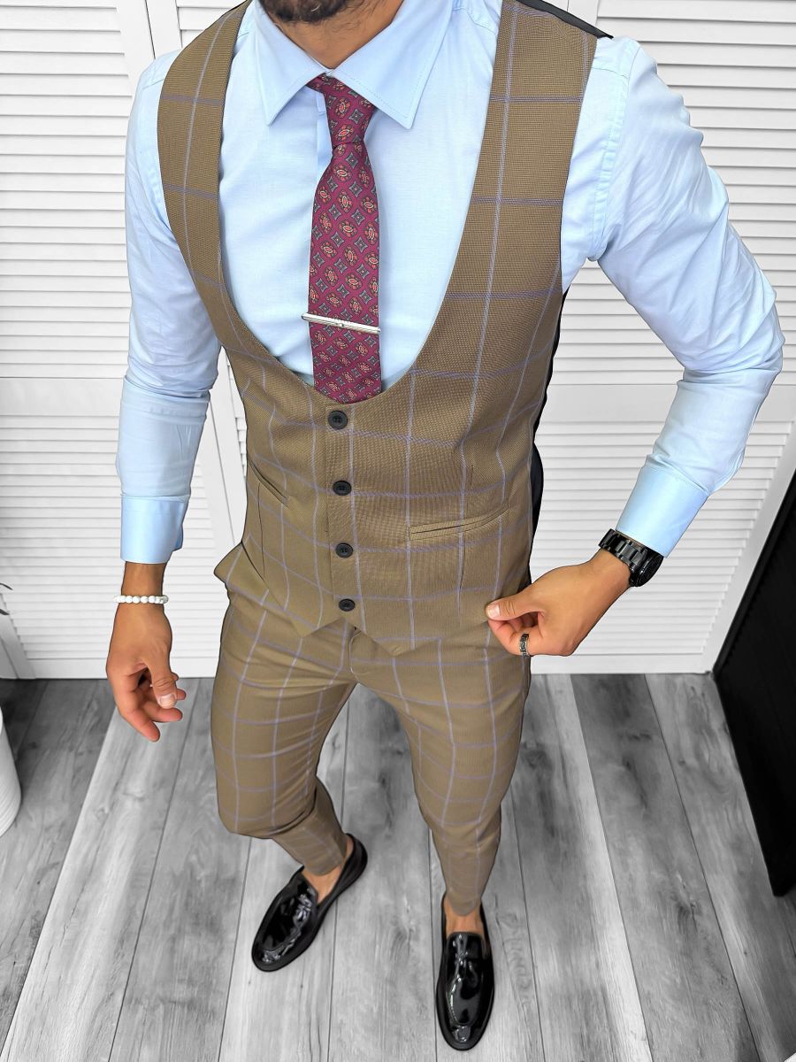 Compleu barbati  Vesta + Pantaloni 13188 P19-4.3
