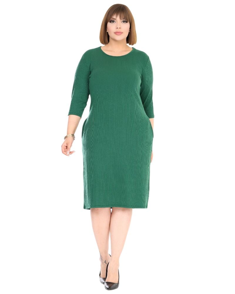 Rochie Dama, Engros, cu buzunare, model casual , marimi mari