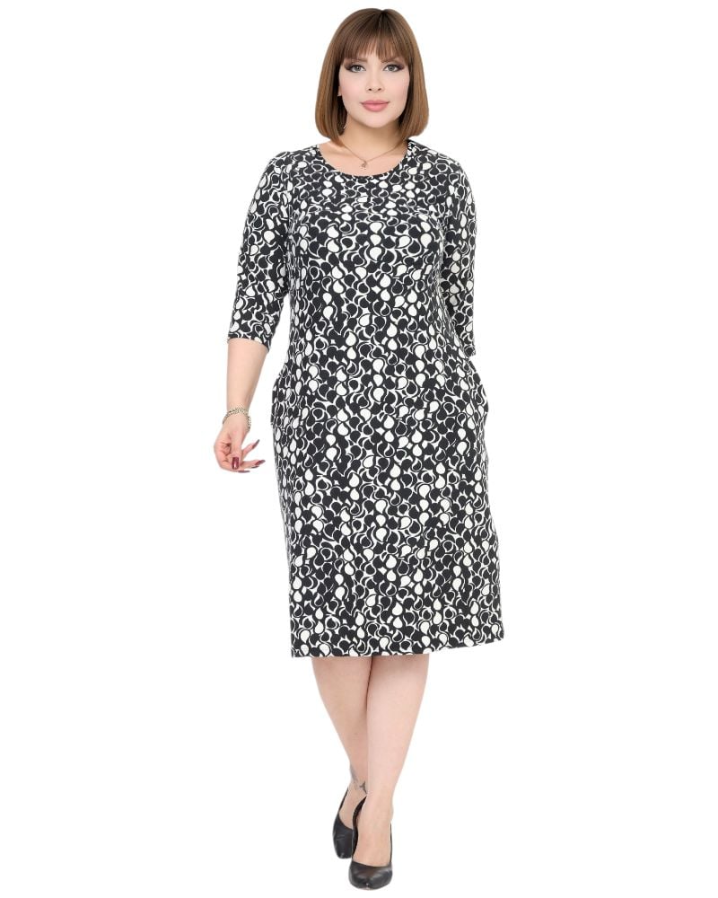 Rochie Dama, Engros, cu buzunare, model casual , marimi mari