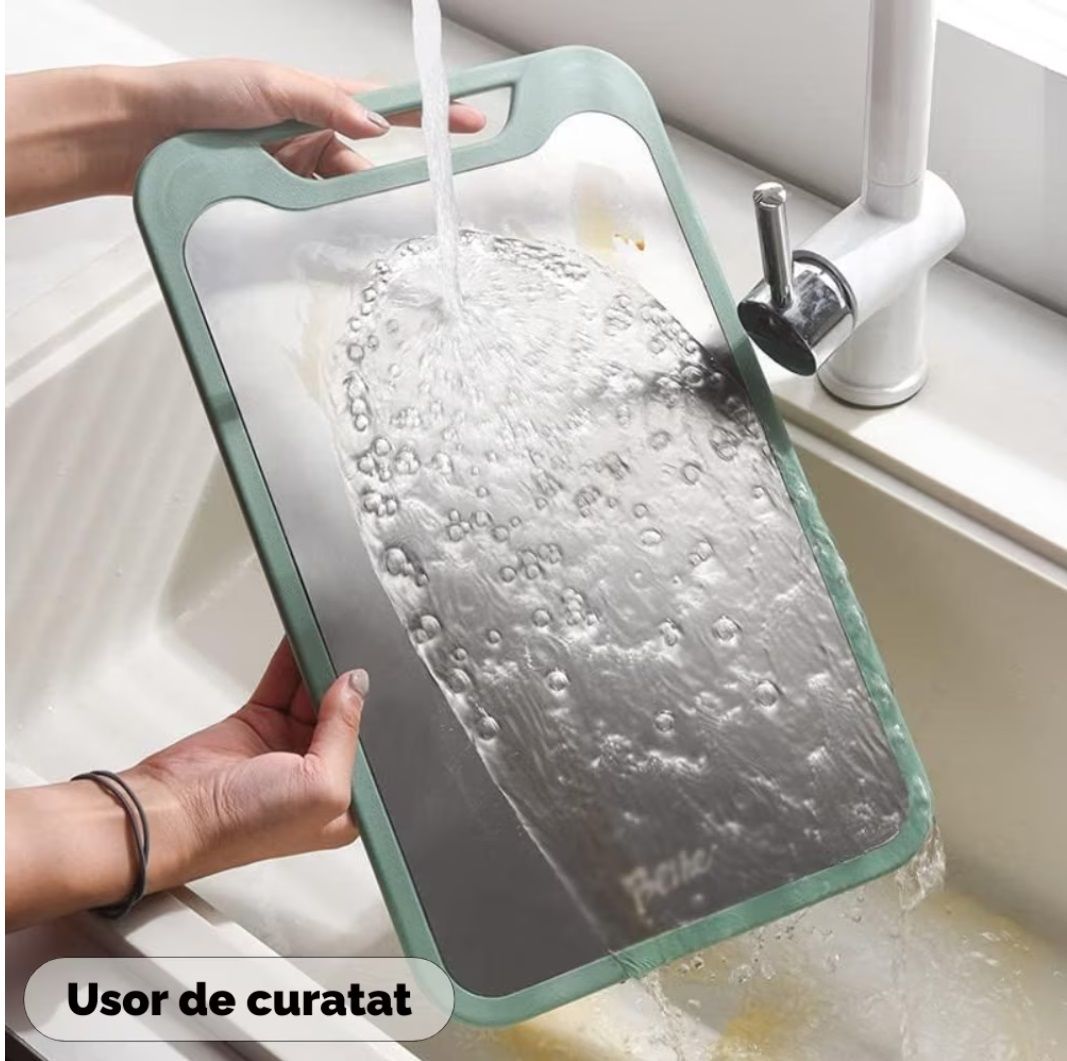 Fund De Tocat Inteligent Din Otel Inoxidabil 35 x 22 CM