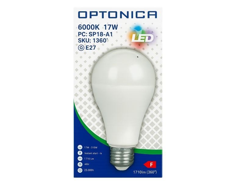 Bec leduri 17W lumina alb-rece HQ ENGROSS