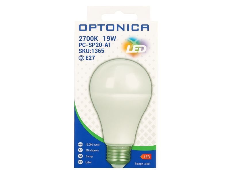 Bec leduri 19W E27 lumina calda HQ ENGROSS