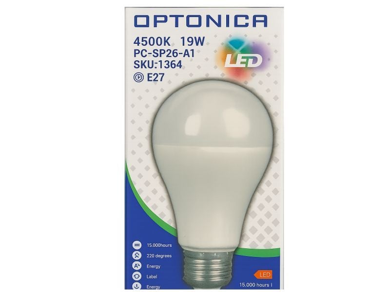 Bec leduri 19W E27 lumina neutra HQ ENGROSS