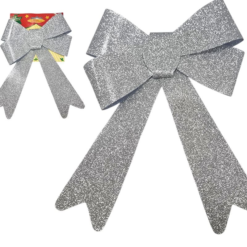 Decoratiune de Craciun Funda cu glitter, 18 x 22 cm