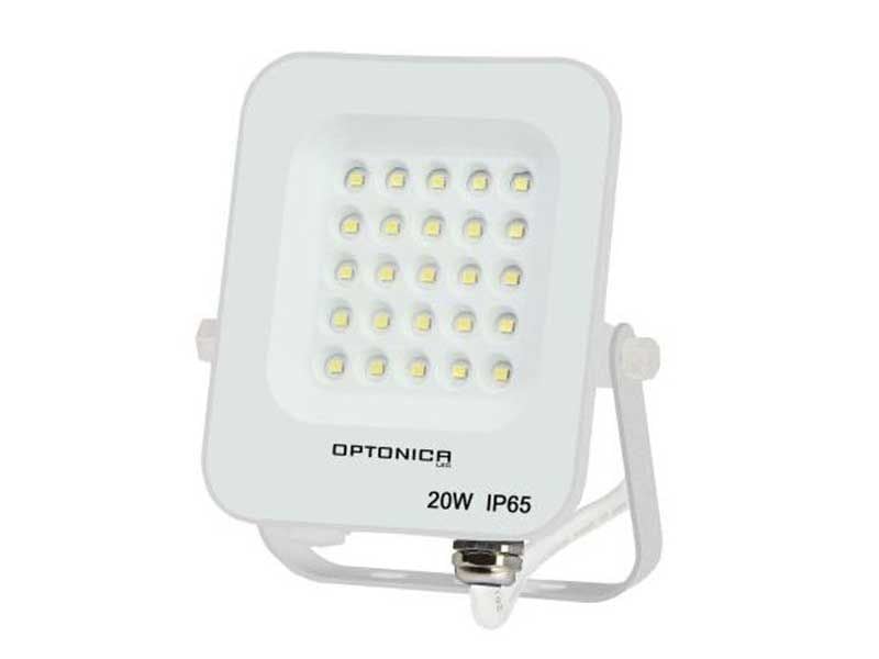 Proiector LED 20W 1800 lm 6000K IP65 alb ENGROSS