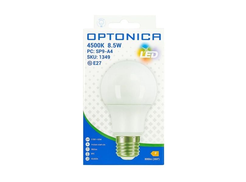 Bec leduri 8.5W lumina neutra HQ ENGROSS
