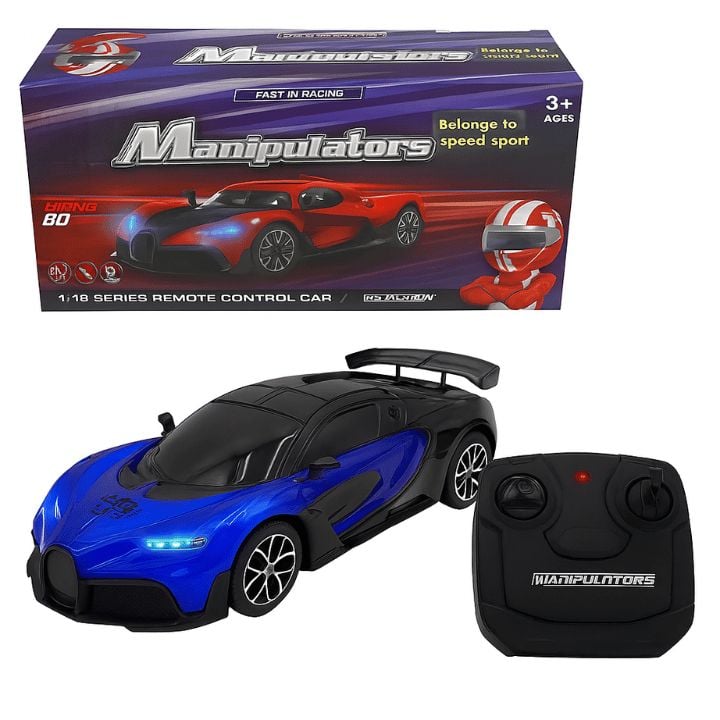 Masina cu Telecomanda Sport RC Manipulators 1:18 cu Lumini si Muzica pentru Copii 3+ Engros