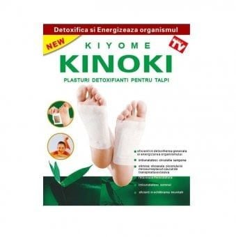 Plasturi detoxifianti Engros, Kinoki, set 10 bucati