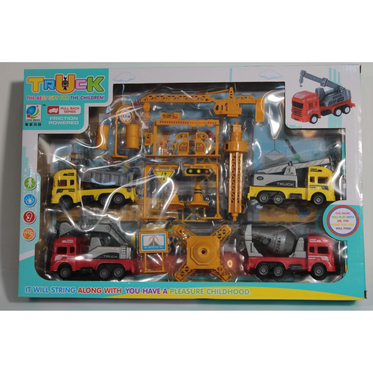 Set Engros de constructie la cutie 125-3A , 41,5x28x5,5cm